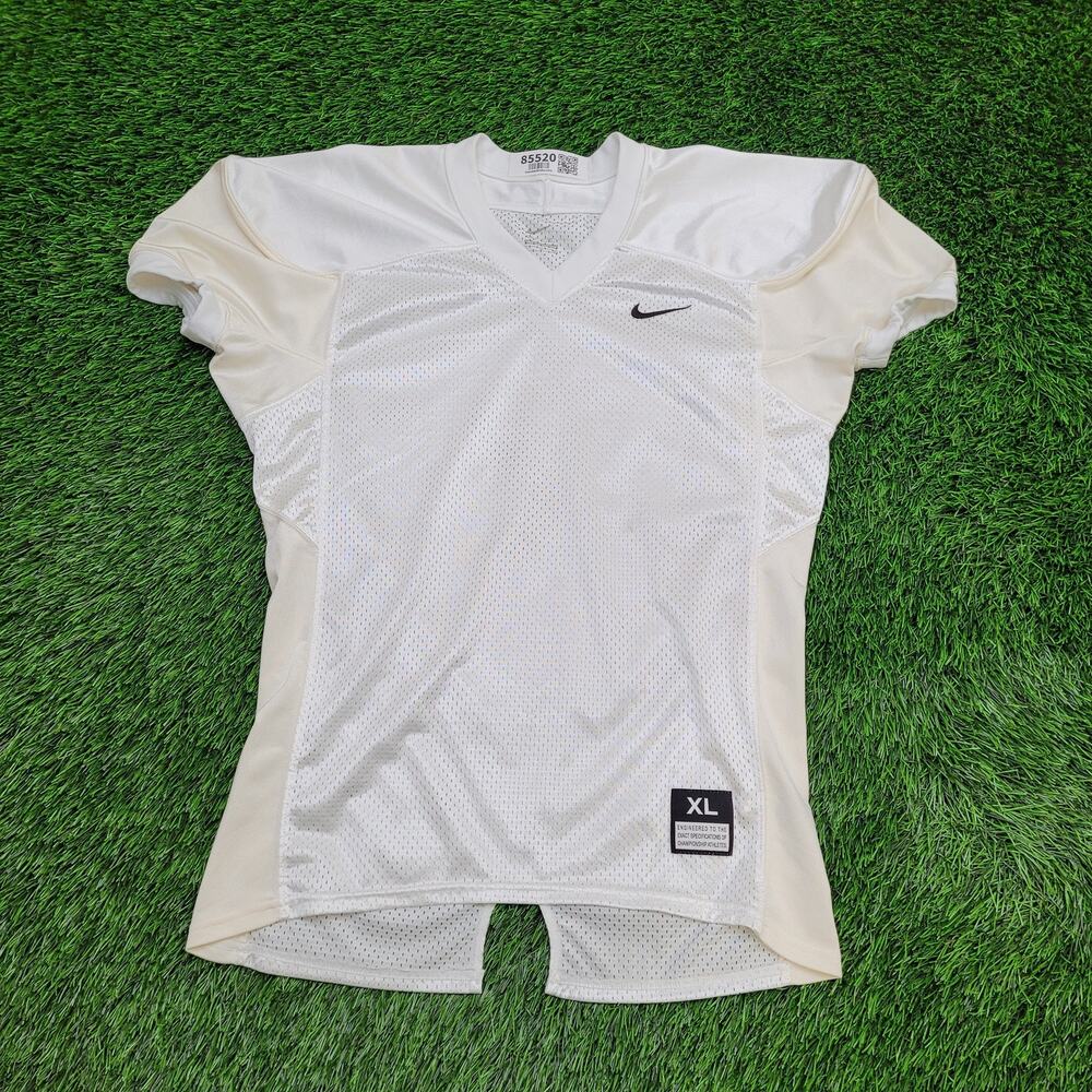 NIKE Mesh Shirt Womens Medium L/XL 19x27 White Beige